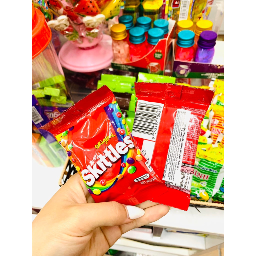 Kẹo trái cây Skittles Original gói 15g