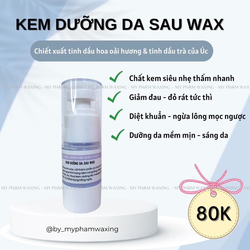 KEM DƯỠNG DA SAU WAX [CHÍNH HÃNG JAZ WAX CỦA ÚC]