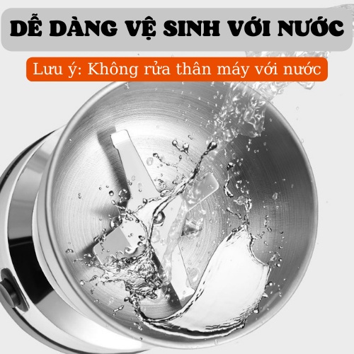 Máy Nghiền Hạt Khô Siêu Mịn Công Suất 300W, Máy Xay Hạt Cà Phê, Xay Bột Ngũ Cốc, Xay Gia Vị - 6 Lưỡi Dao