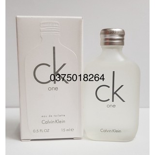 Nước Hoa cao cấp Calvin Klein Unisex One EDT 15ml ( khử ánh vàng)Chính hãng
