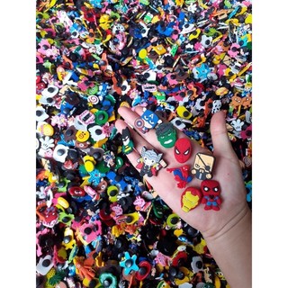 Sticker, jibbitz, charm 2d gắn dép crocs , dép cá sấu, dép sục