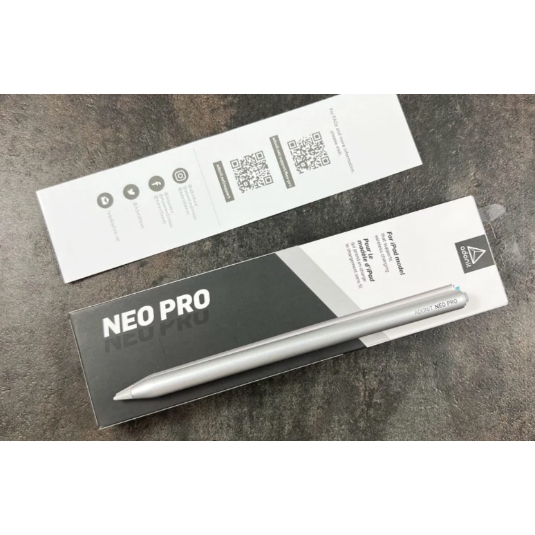 Bút cảm ứng Adonit Neo Pro có sạc không dây wirelessly charge