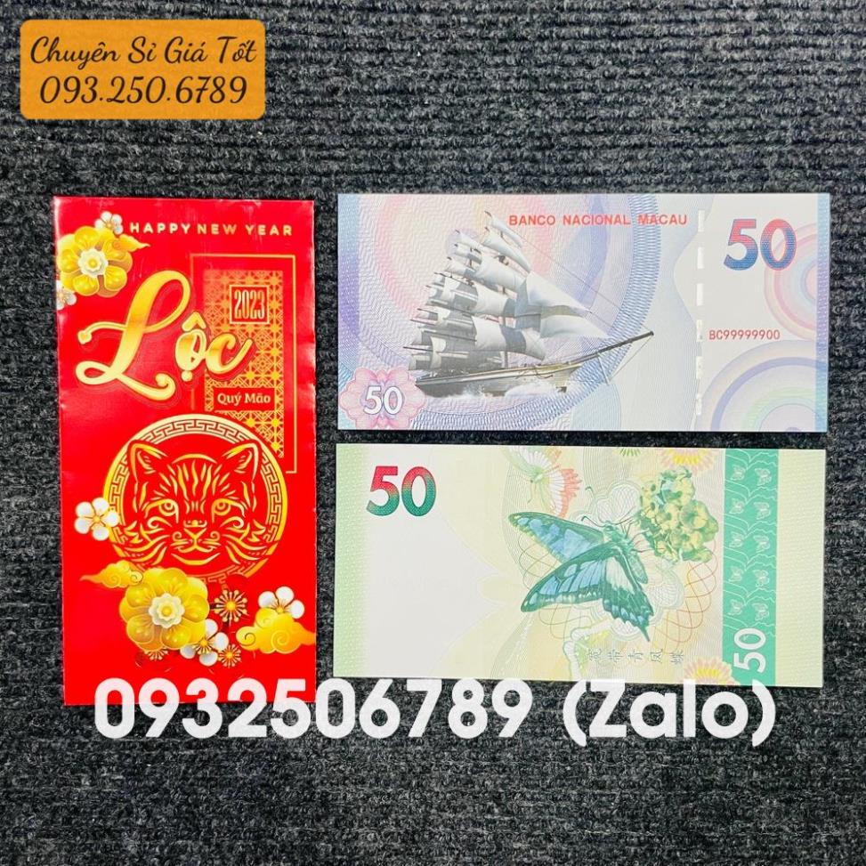 COMBO 10 Tờ Tiền Kỉ Niệm Thuận Buồm Xuôi Gió Của Macao , Phong Thủy May Mắn