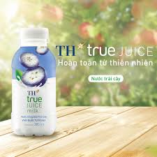 Nước uống sữa trái cây TH true juice milk chai 300ml