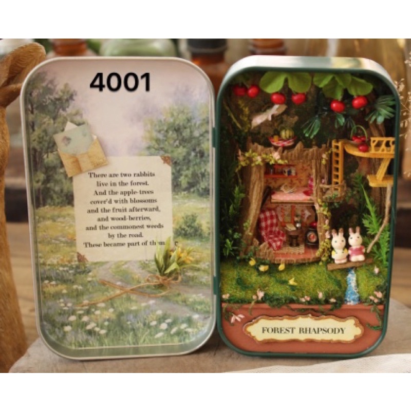 Mô hình nhà gỗ tự lắp ráp Diy nhà búp bê diy house biệt thự siêu to(Tặng keo,đèn) 4001