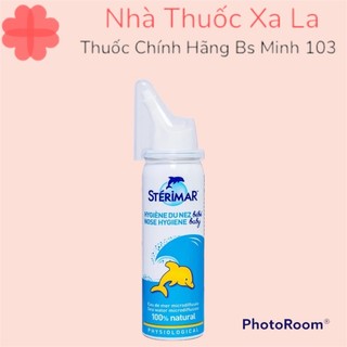 [AUTH] STERIMAR baby 50ml - Dung dịch nước muối biển vệ sinh khoang mũi.