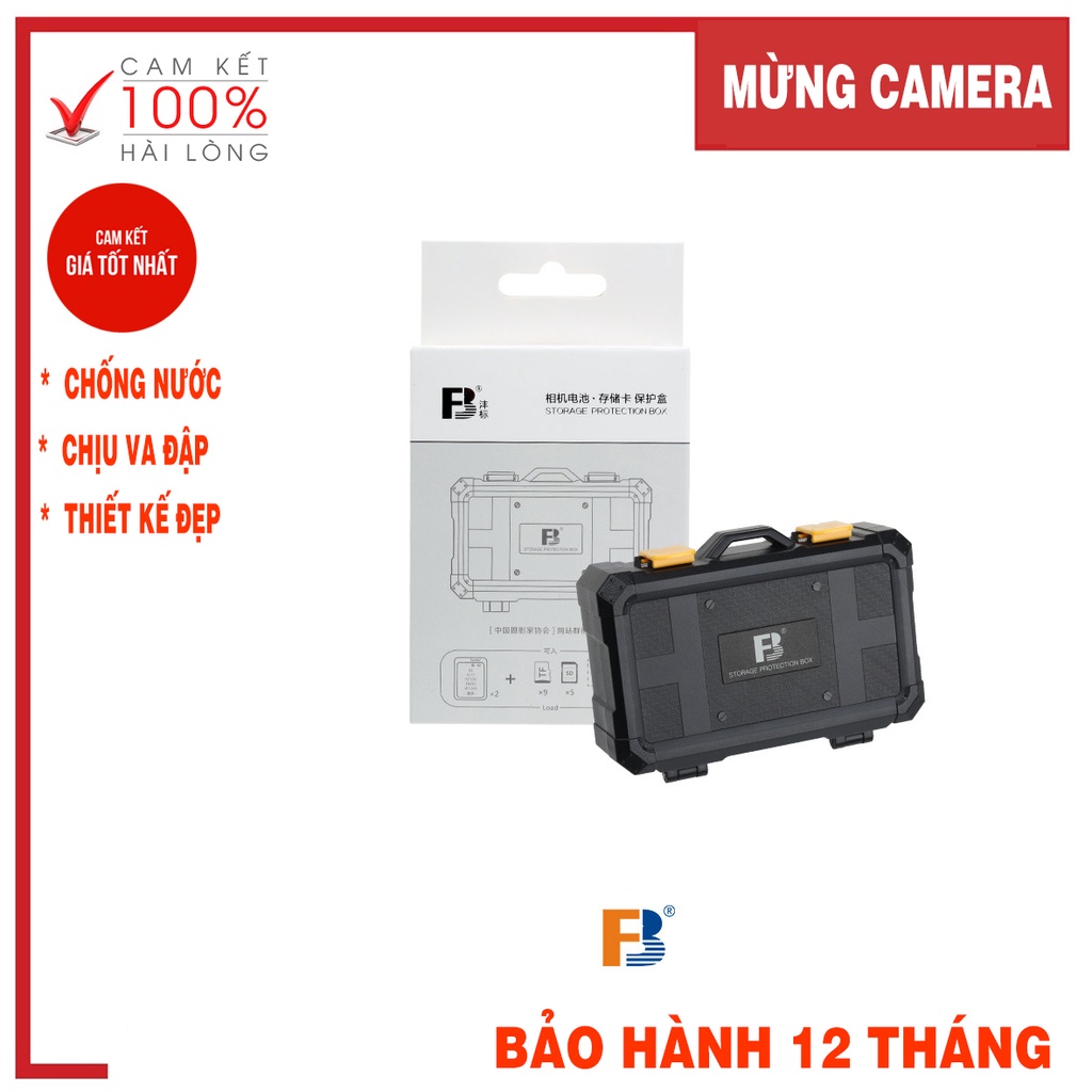 Hộp đựng đựng bảo vệ thẻ nhớ và pin máy ảnh FB-SCB08