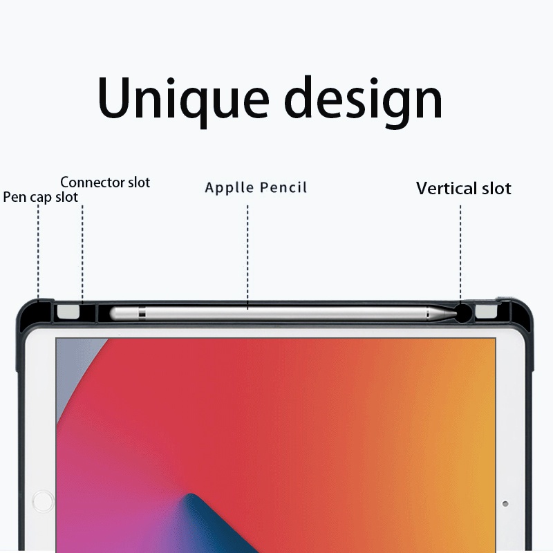 Bao Da Máy Tính Bảng Có Ngăn Đựng Bút Cho ipad 10.2 9th gen 8th gen Air 5 Air4 10.9 A2588 A2072 A2270 6th gen 9.7 A1893 Pro 11 A2377 Air 2 9.7 10