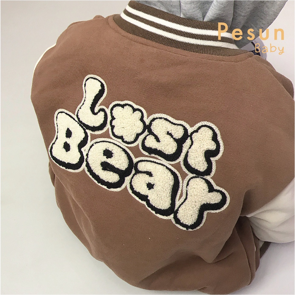 Áo Khoác Kiểu Dáng Bóng Chày/Jacket Cho Bé 0-3 Tuổi