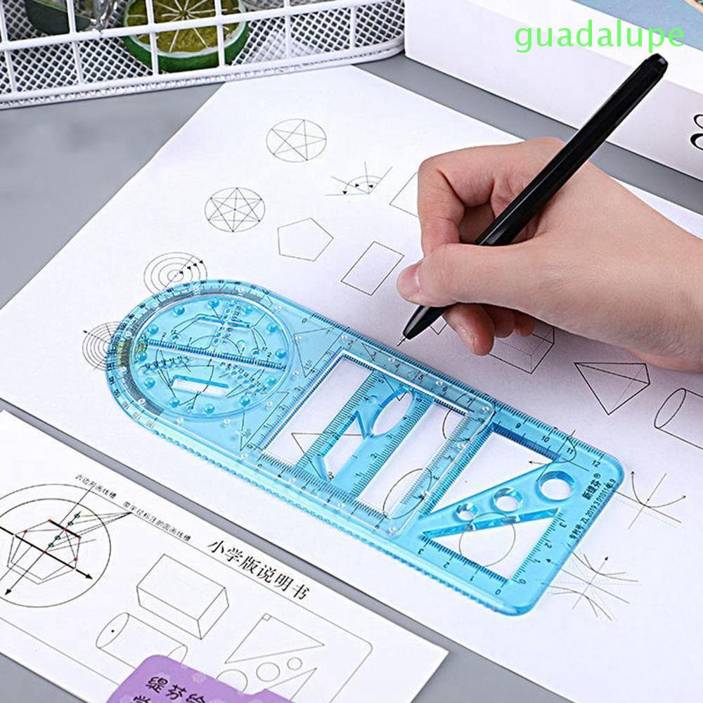 Thước Kẻ Hình Học Đa Năng Tiện Dụng Cho Học Sinh / Văn Phòng