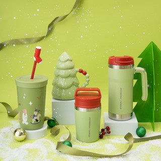 [LIFEMCMBP4 -12% đơn 250K] Cốc Sứ Mug Starbucks 12Oz (355ml) Festive Tree