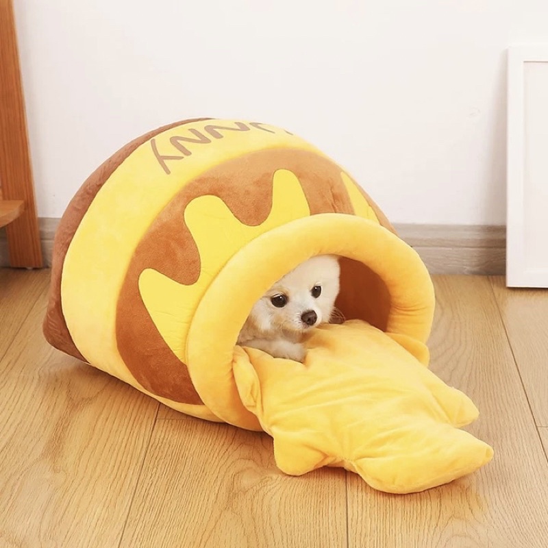 Ổ nằm/ ổ đệm cho chó mèo hình Hũ mật ong Hot hit - 4pets official
