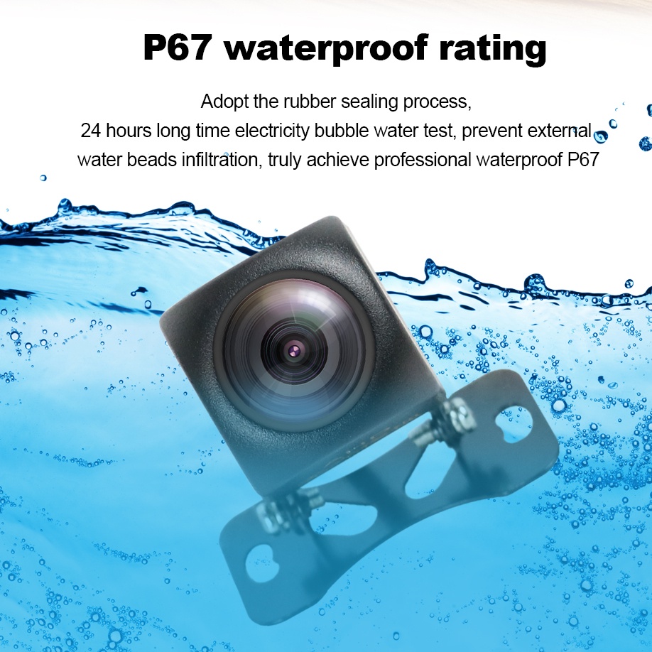 170° Bộ Camera Lùi Xe CCD 1080P HD 12V Chống Nước Có Chế Độ Nhìn Ban Đêm