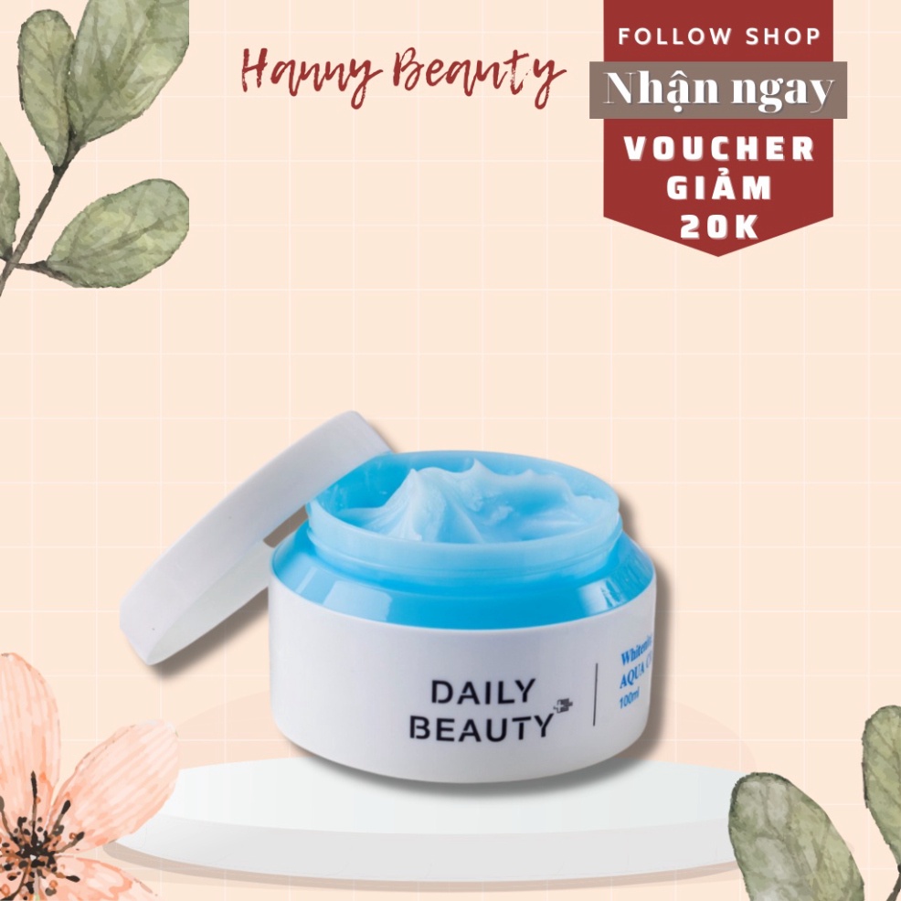 Kem dưỡng ẩm Daily Beauty Whitening & Anti-WrinKle Aqua Cream0