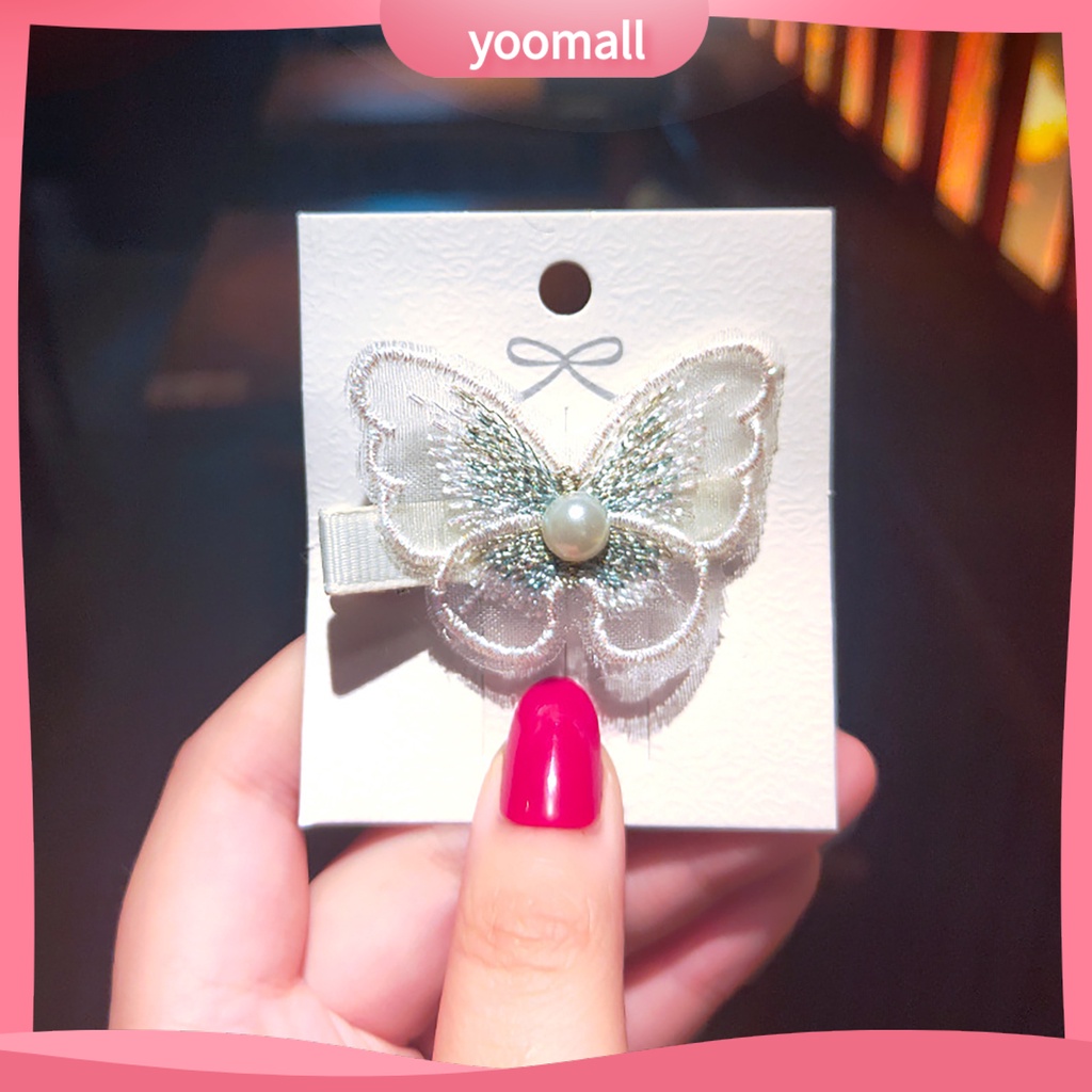 Yoomall| Băng Đô Cài Tóc Đính Ngọc Trai Giả Thời Trang Cho Cô Dâu