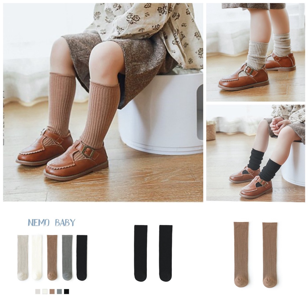 Tất vớ dài 26-33cm cho bé trai bé gái chất cotton cực đẹp cho bé từ 0-12 tuổi hãng NEMO BABY