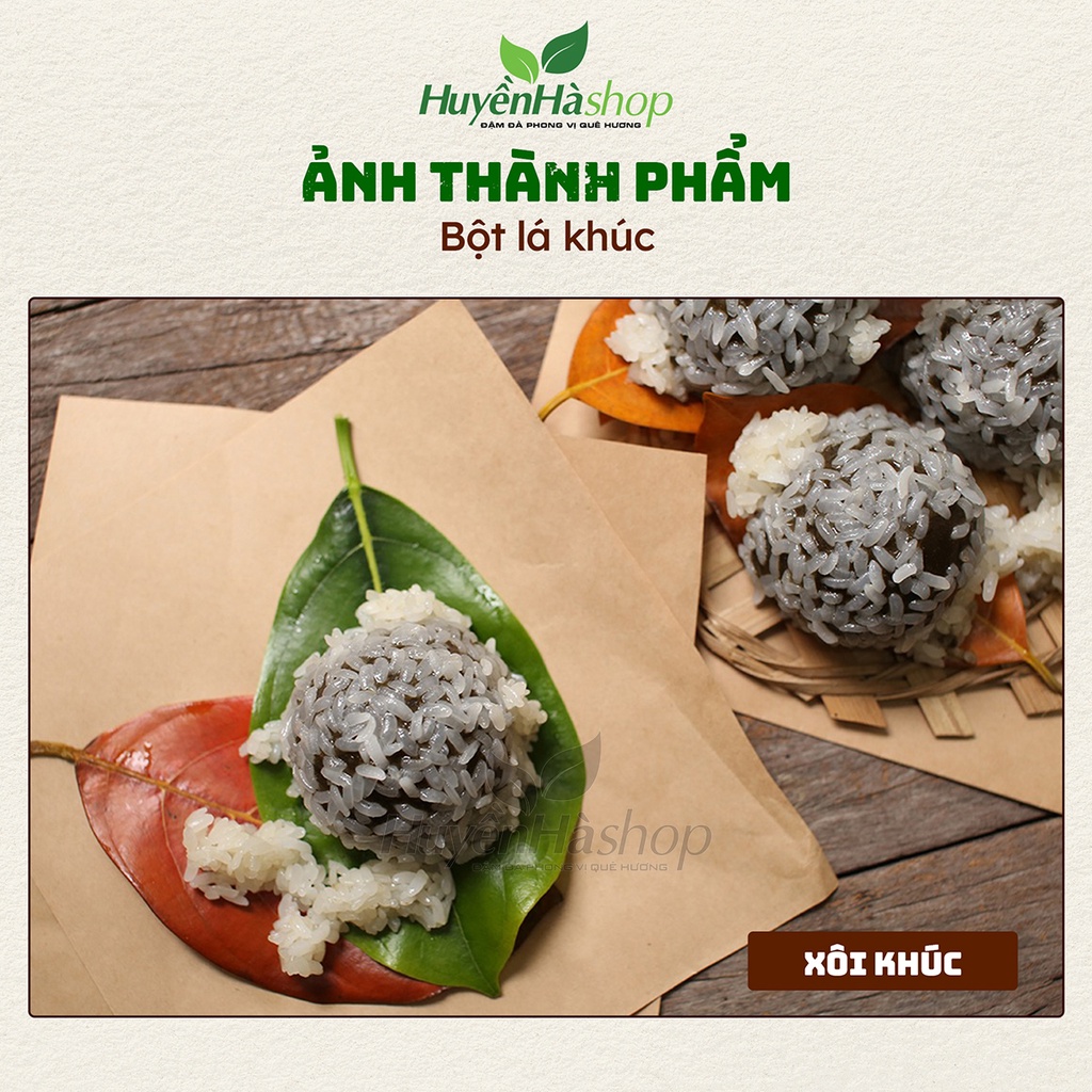 Bột Lá Khúc  Sấy Khô Nguyên Chất 100% - Bột Làm Bánh Khúc, Xôi Khúc Thơm Ngon - Huyền Hà Shop