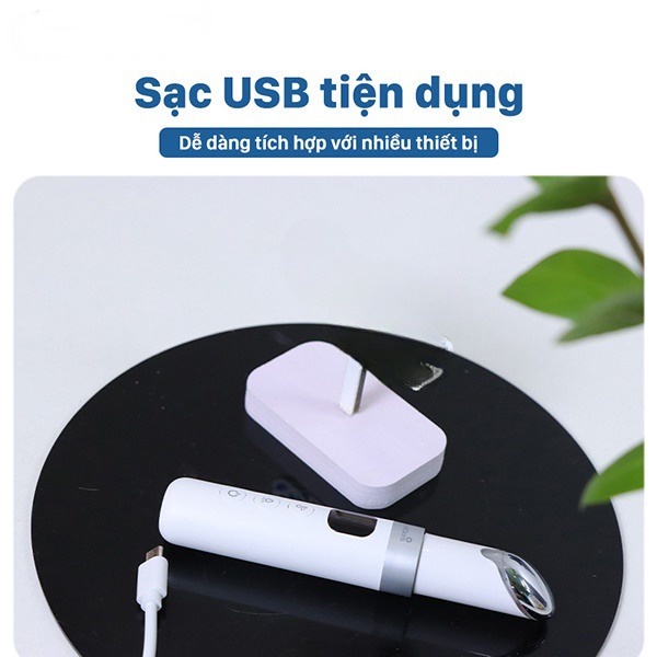 Máy massage mắt Wéllskin MY-300,Máy massage mắt mini cầm tay thế hệ mới ,đánh tan quầng thâm và bọng mắt