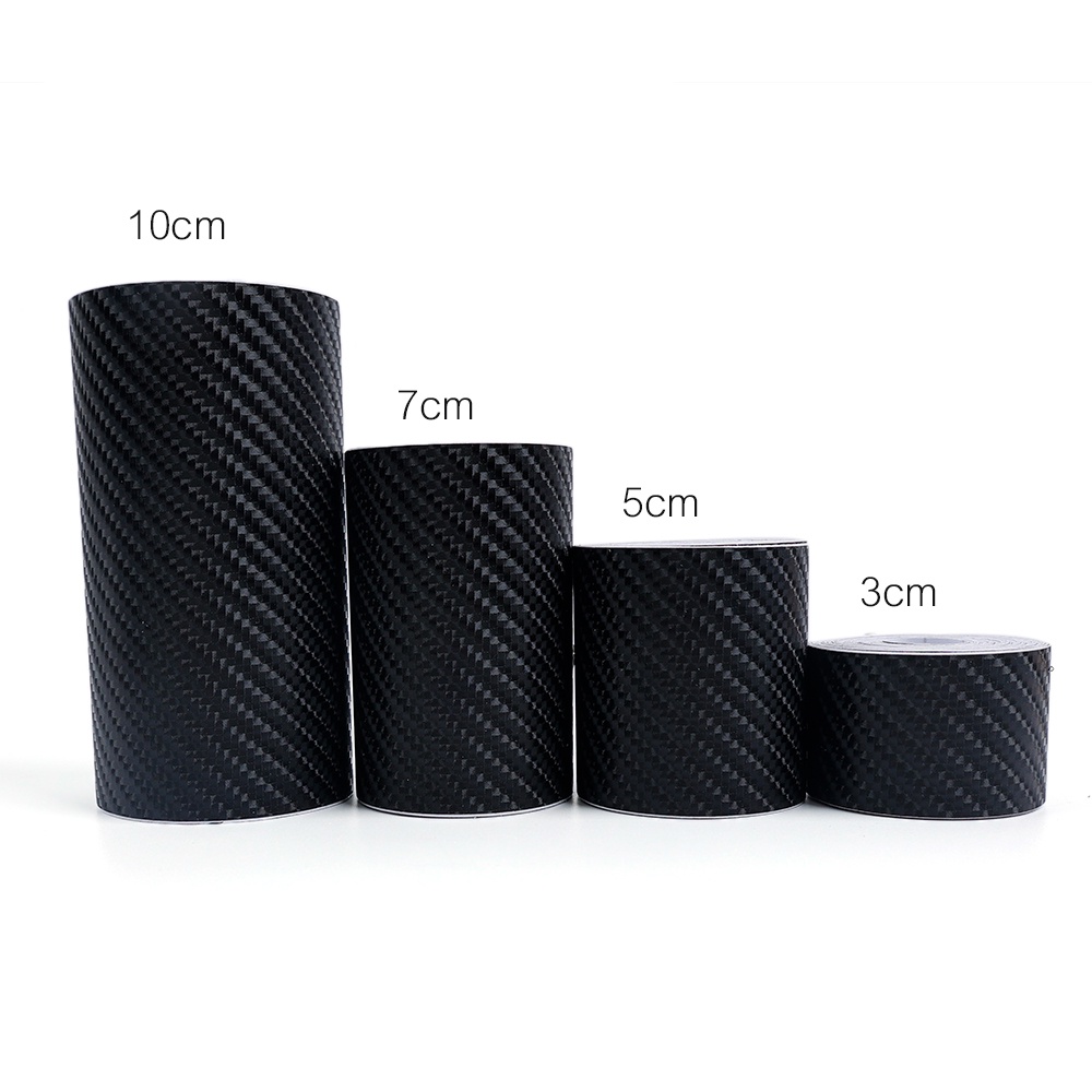 Cuộn Phim Vinyl Sợi Carbon 4D Dày 3M 10cm X 10m Chống Nước Dán Xe Hơi DIY