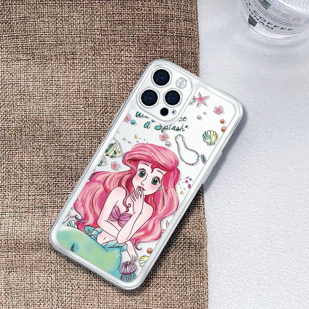 Ốp Điện Thoại Trong Suốt In Hình Công Chúa Aladdin Cho iphone 14ProMax 14Plus 13 11 12 7 Plus X XR