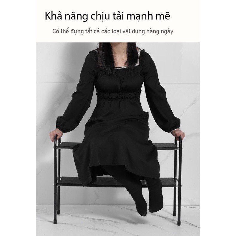 [HÀNG MỚI VỀ] KỆ GẦM BẾP ĐEN 2 TẦNG GIÚP TIẾT KIỆM KHÔNG GIAN