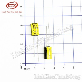 Tụ hóa samyoung 220uf 35v vàng
