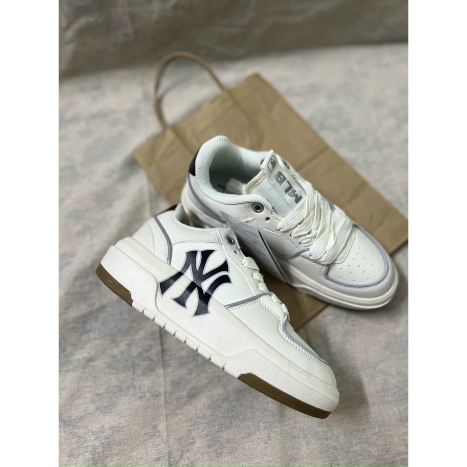 Giày thể thao nam nữ MLB Chunky Liner 2022 đủ 4 màu đế tăng chiều cao, bản cao cấp chất liệu da in 3D, full phụ kiện