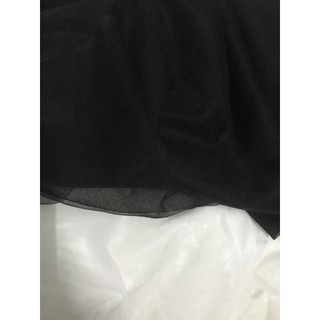 Vải thun lưới, lưới mịn cao cấp co dãn màu đen và trắng trang trí may đồ Halloween khổ 1m6
