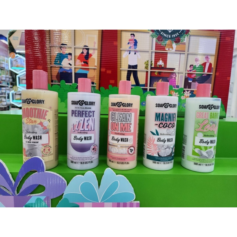 Sữa tắm SOAP and GLORY dưỡng ẩm làm mềm mịn da 500ml