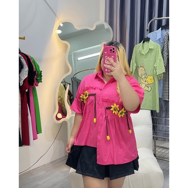 BIGSIZE HIẾU HIẾU ( Set hoa lệch tà 55-100kg )