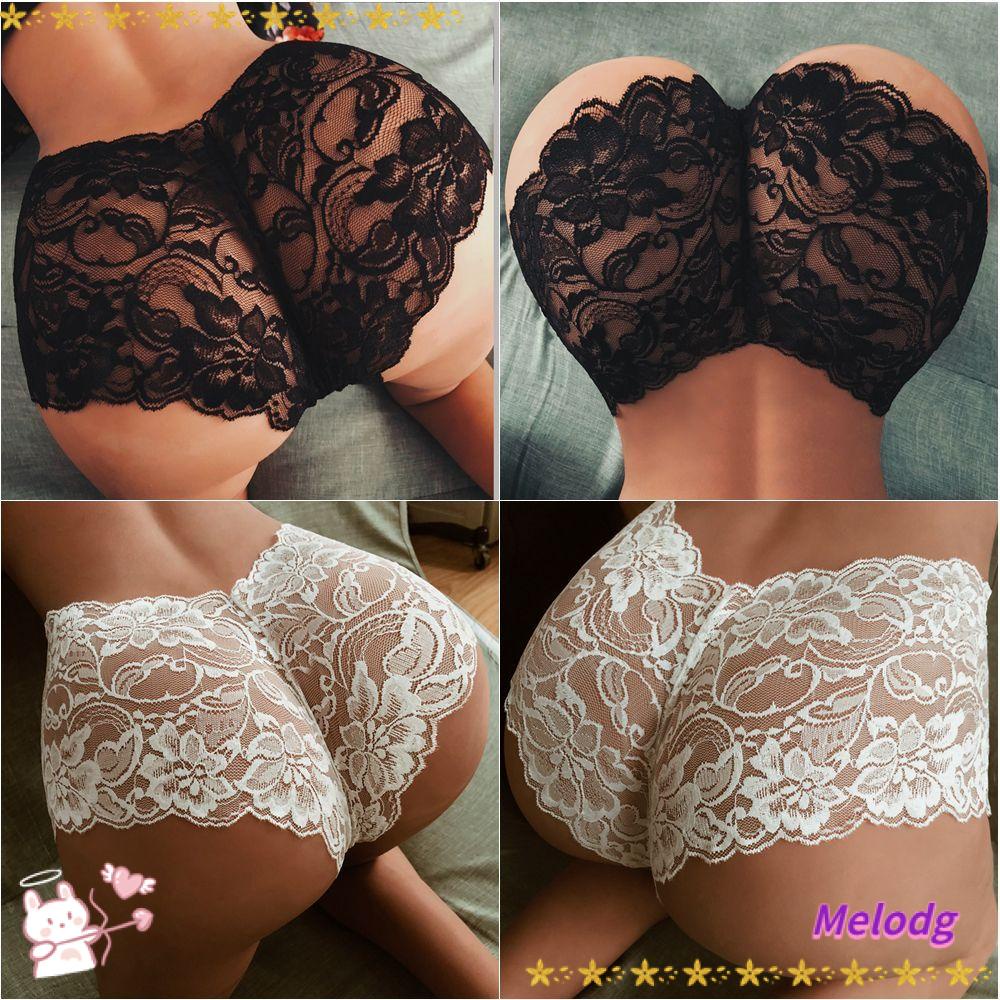 Quần Lót Ren Hoa Lưng Cao Thoáng Khí Quyến Rũ Cho Nữ