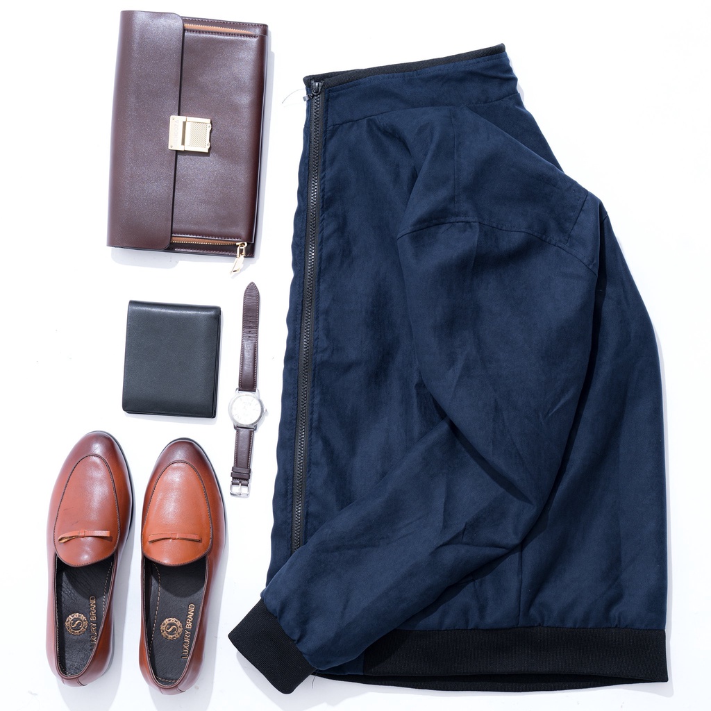 Áo Khoác Da Lộn Nam NMC STORE Trẻ Trung Năng Động Mặc Mùa Đông Ấm Áp