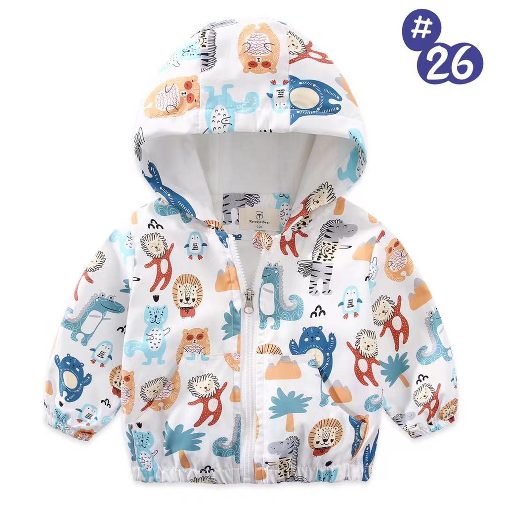 Áo khoác gió bé trai Karlomico 6-36 tháng 6 màu