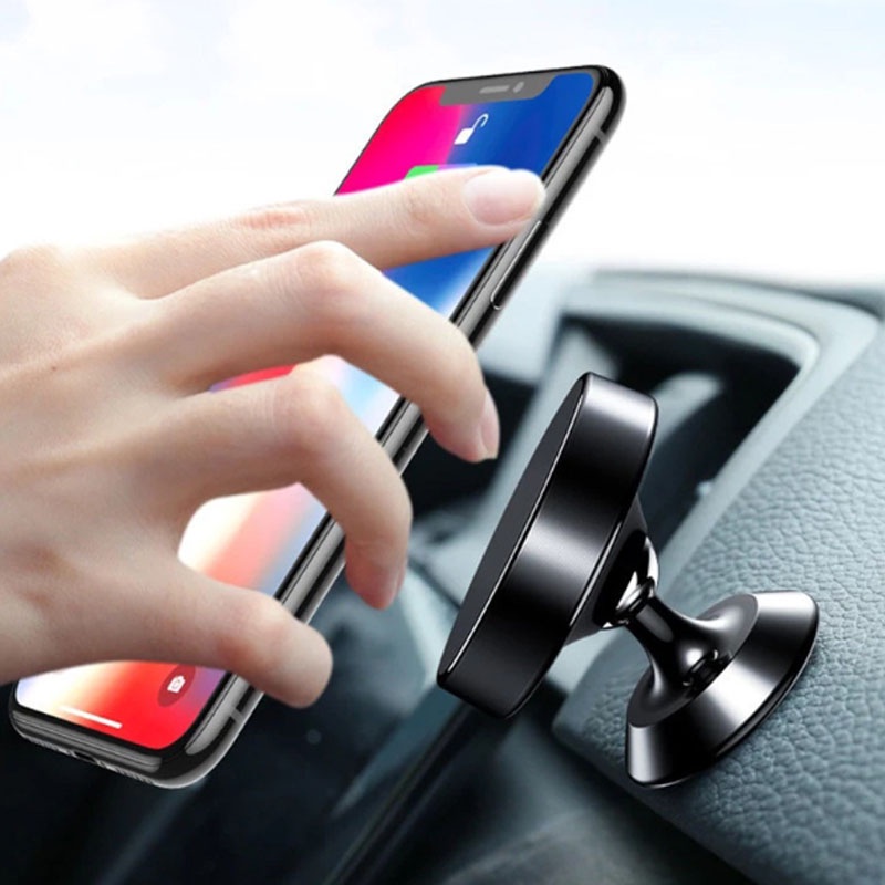 Bộ Đế Hít Nam Châm Đỡ Điện Thoại Xoay 360 Độ Trên Xe ô Tô giá tốt cho mọi người