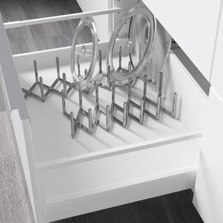 Giá úp vung nồi Inox IKEA