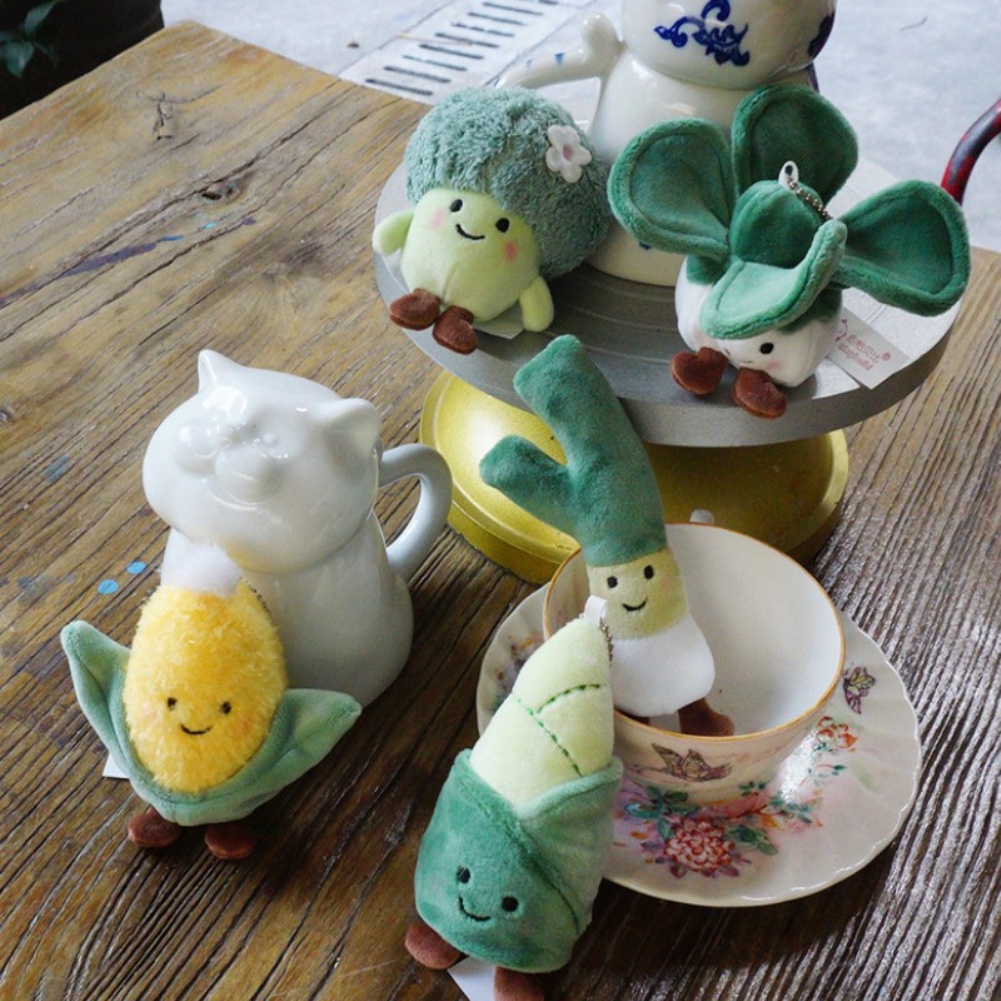 Búp Bê Nhồi Bông Hình Rau Củ Quả Bắp Cải Hoạt Hình Dành Cho Trẻ Em