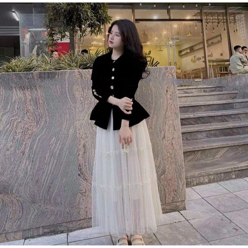 Áo khoác nhung cổ trụ loại đẹp ( hình tự chụp )