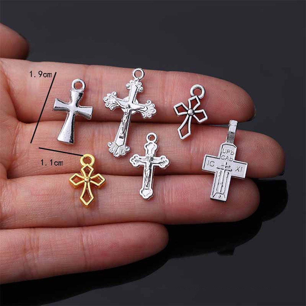 Bộ 20 Mặt Vòng cổ Hình Thánh Giá Mini