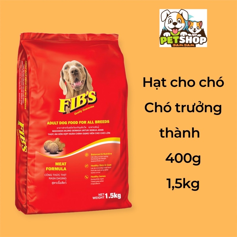 Thức ăn cho chó lớn Fib’s(400gr)