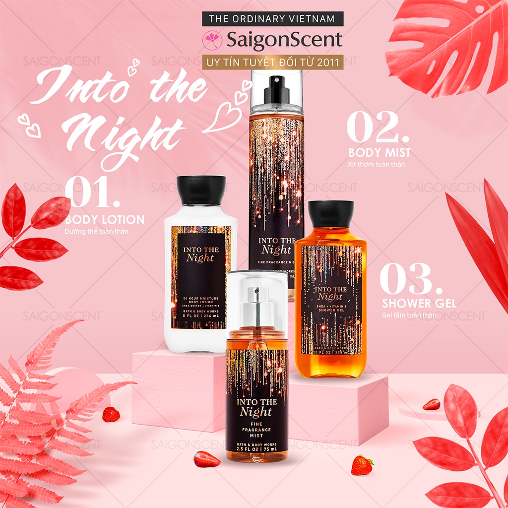 Bộ sản phẩm Bath & Body Works - Into the Night