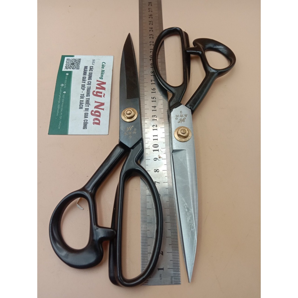 Kéo cắt vải cán nhựa yongli số 8 9 10 11 12 ( lưỡi trắng đen ngẫu nhiên )