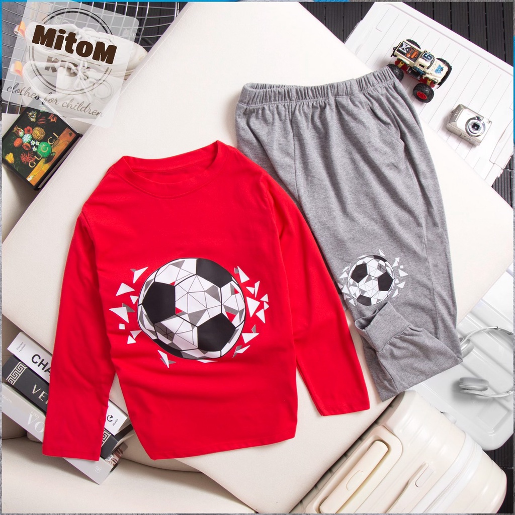 [SALE SỐC] Bộ dài tay size đại bé trai ♥️ FREESHIP ♥️ chất cotton xuất khẩu, hình in không nổ