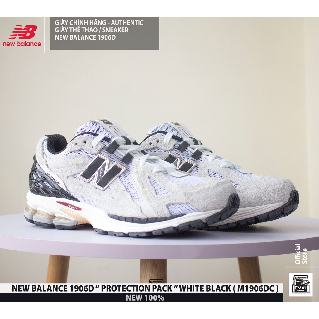😘  Giày New Balance 1906D " Protection Pack " WHITE BLACK  - AUTHENTIC 100%