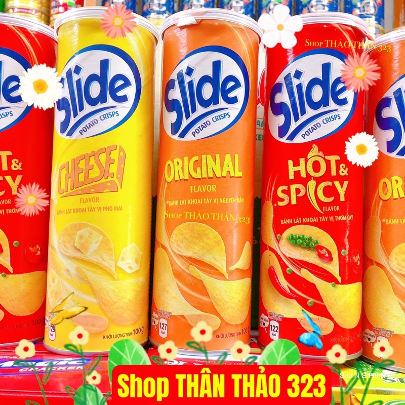 Khoai Tây Slide Đủ Mùi Vị Giòn Tan