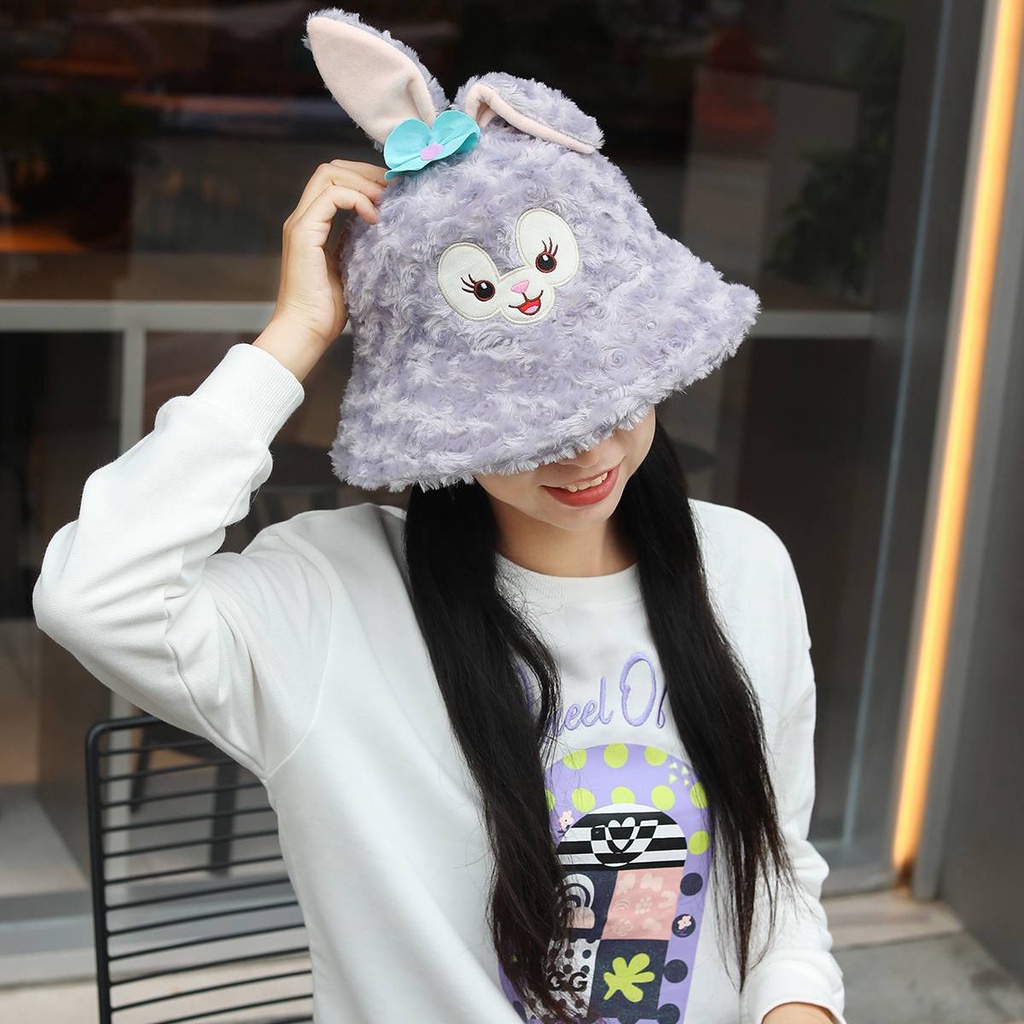 DISNEY Nón Tai Bèo Nhồi Bông Hình Kuromi Cinnamoroll Melody StellaLou ShellieMay Linabell Lotso Đáng Yêu Dành Cho Bé GáiCmx3