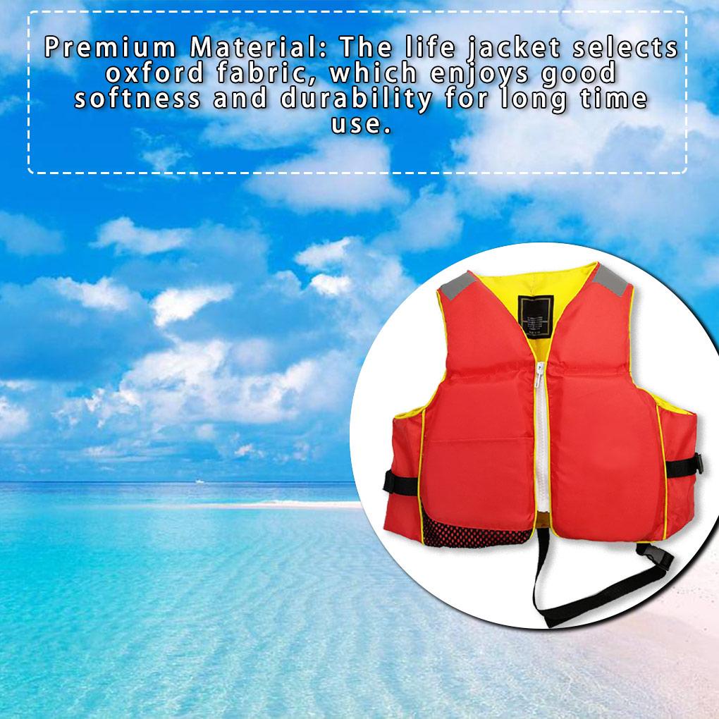 Áo Phao Cứu Hộ Khẩn Cấp Chống Thấm Nước Có Khóa Cài Tùy Chỉnh Tiện Dụng Cho Bé