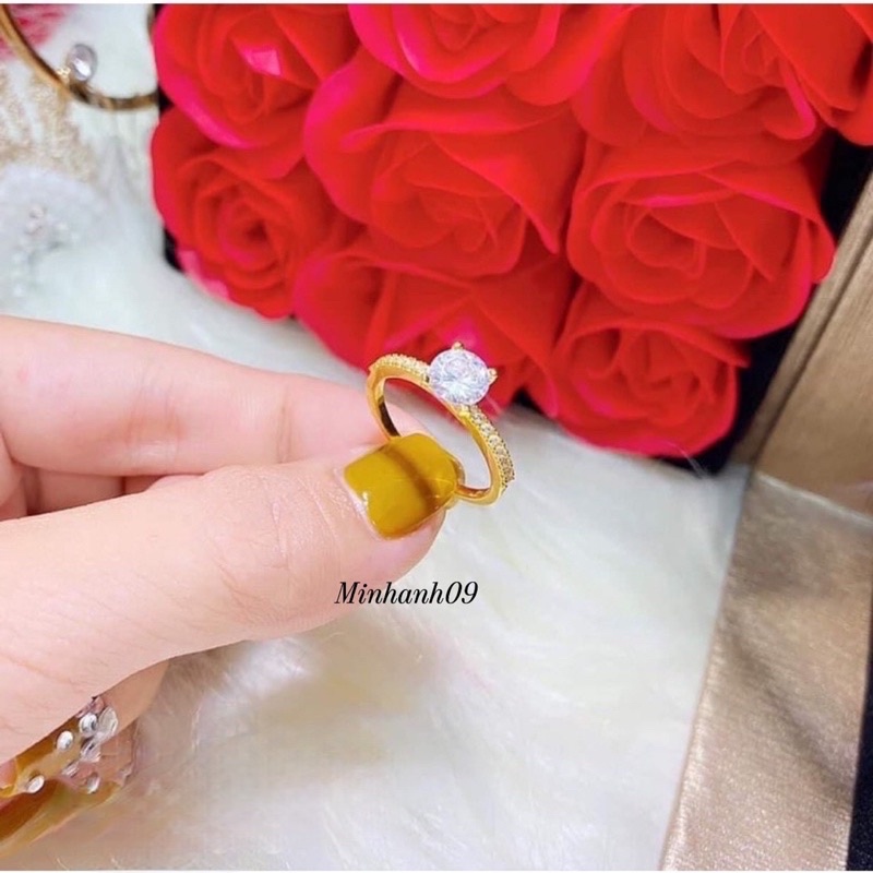 Nhẫn nữ mạ vàng 2 kiểu hot nhất, trẻ trung , Rẻ Vô Địch _minhanh09