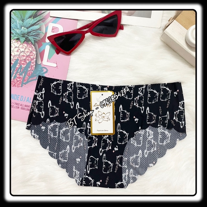 Quần lót su thông hơi co giãn tốt hoạ tiết dễ thương