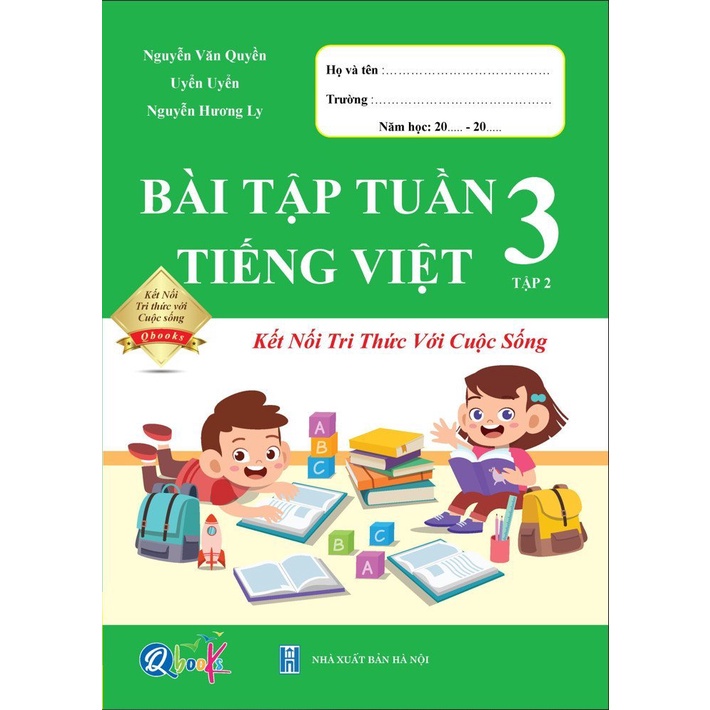 Sách-Combo Bài Tập Tuần và Đề Kiểm Tra Toán và Tiếng Việt lớp 3 - Kết Nối Tri Thức Với Cuộc Sống - Học Kì 2 (4 cuốn)