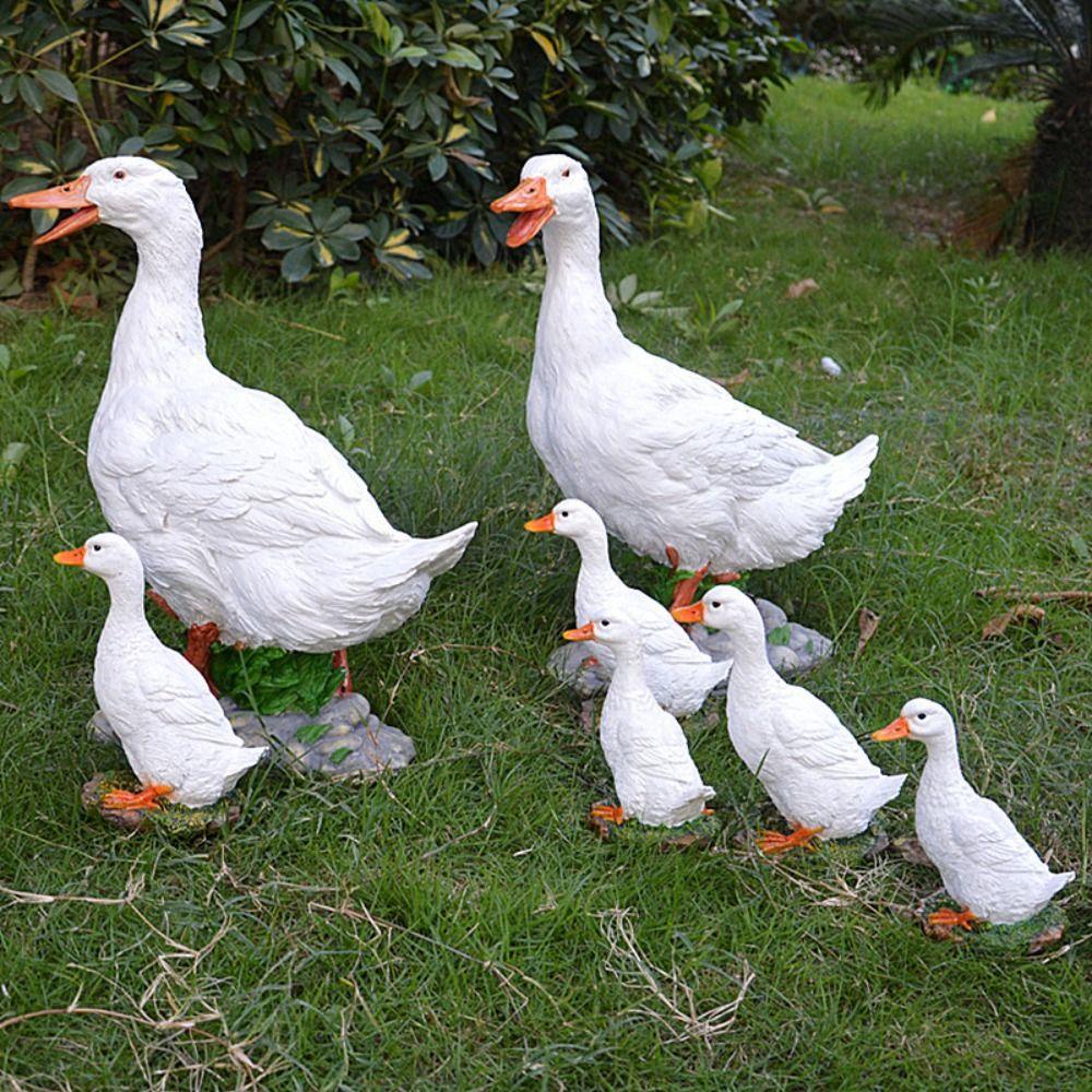 1 Mô Hình Chú Vịt Cỡ Lớn Trang Trí Sân Vườn